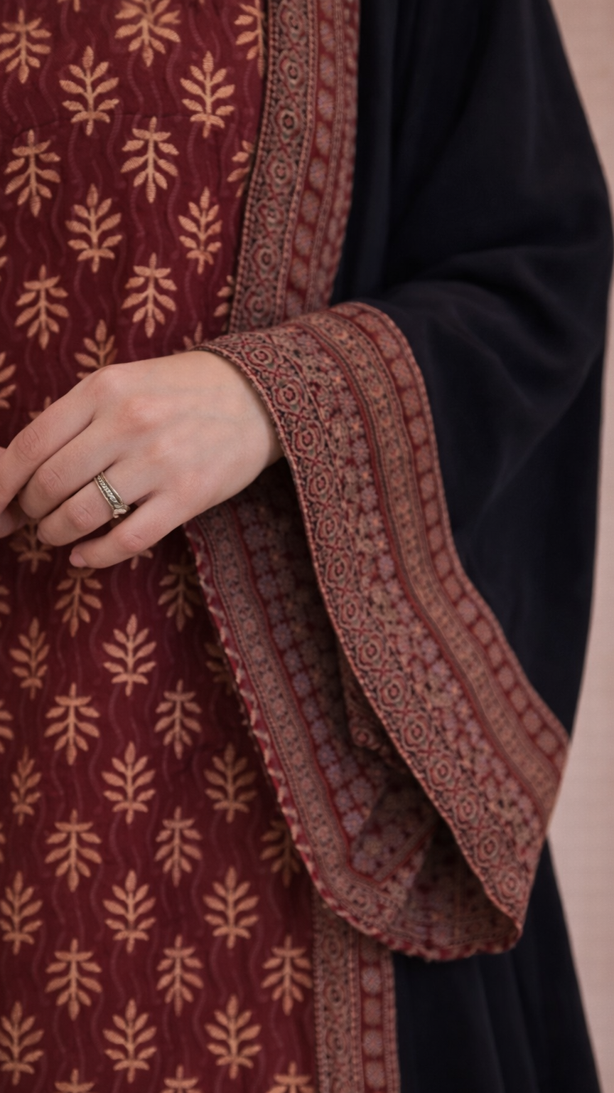 A120 – دراعة هيريتدج بطبقتين (قطعتين)