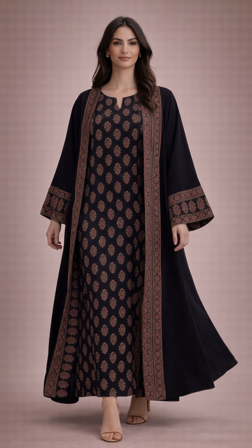 A118 – دراعة هيريتدج بطبقتين (قطعتين)