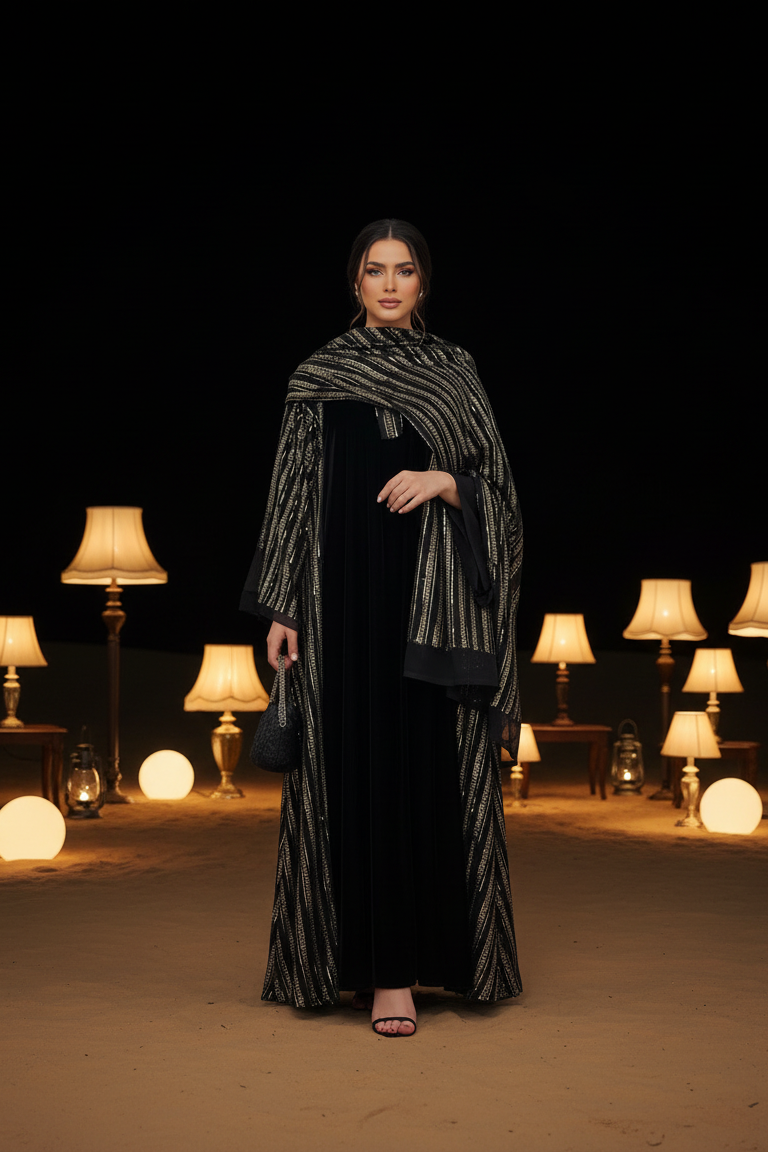 A52 – طقم أسود قطعتين 