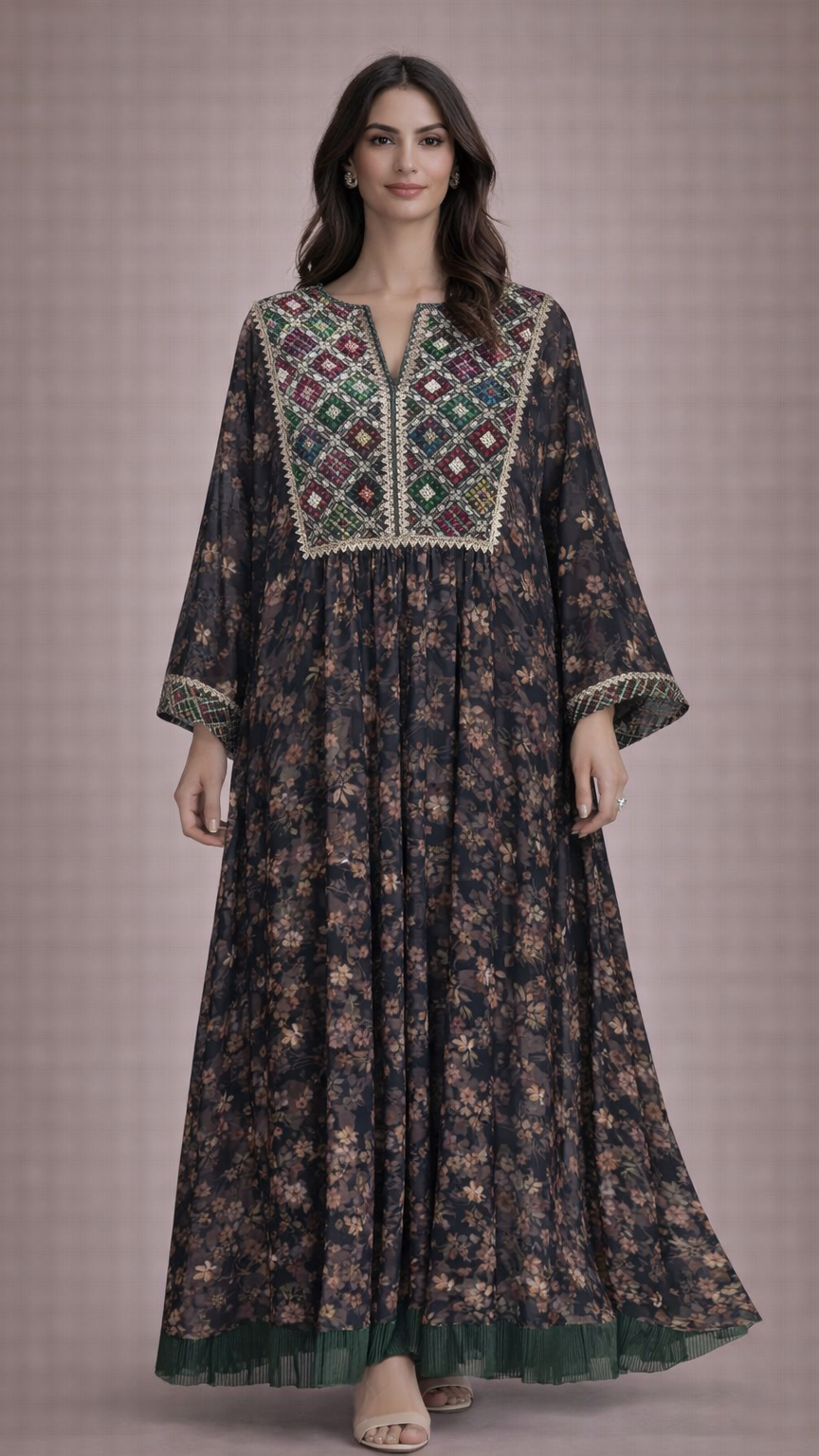 A109 – دراعة هيريتدج موزاييك (4 ألوان)