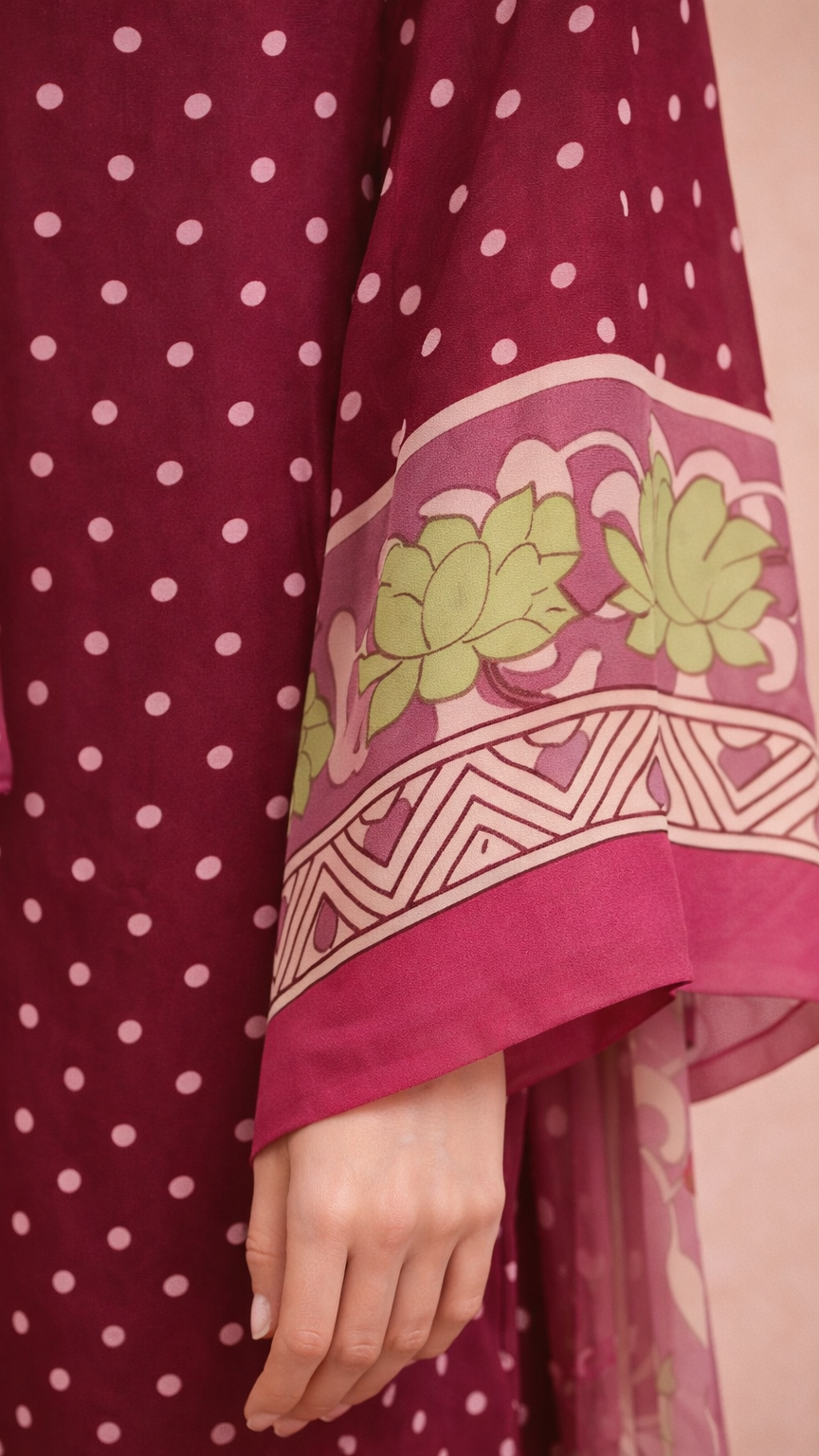 A106 – دراعة بولكا بلوم (٣ ألوان)