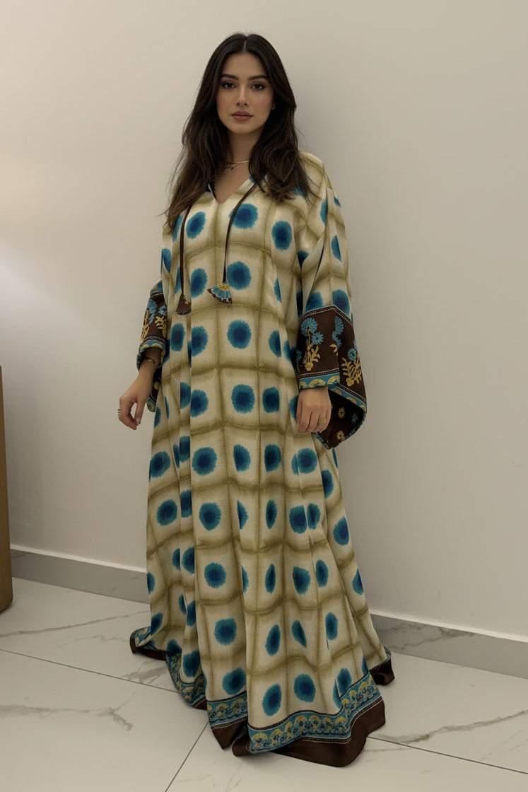 A65 –دراعة مطبعة بنقوش هندسية