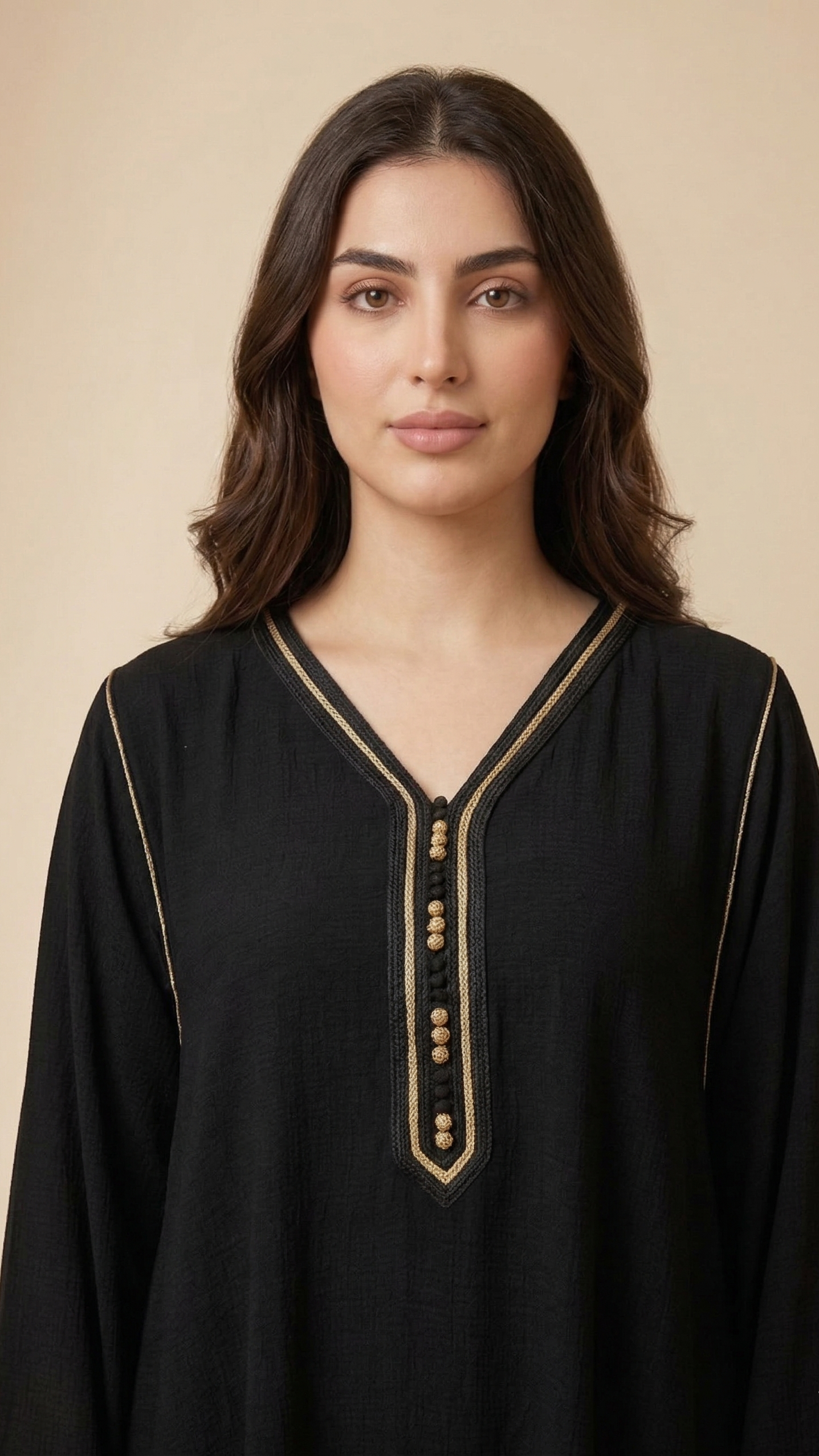 A105 – دراعة أناقة العاجي (4 ألوان)