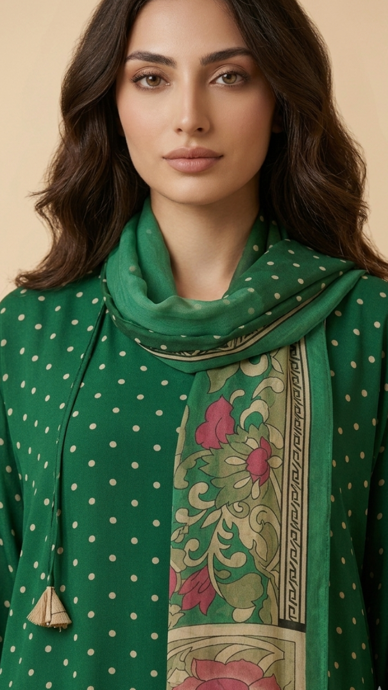 A106 – دراعة بولكا بلوم (٣ ألوان)