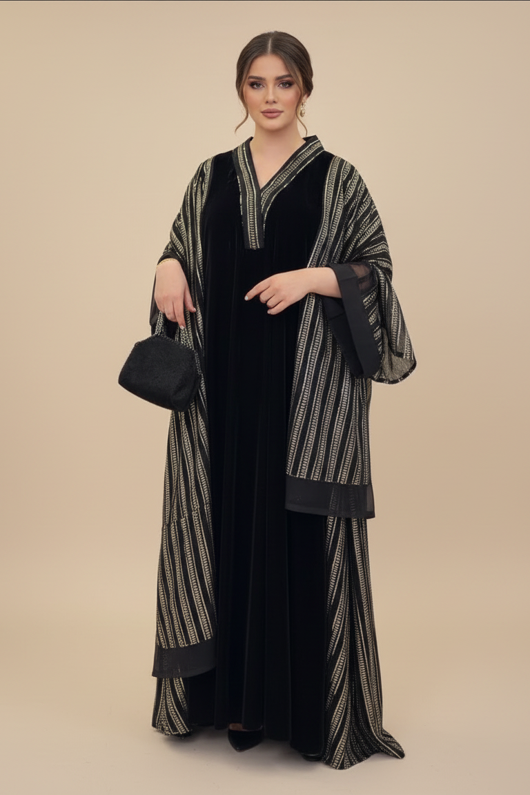 A52 – طقم أسود قطعتين 